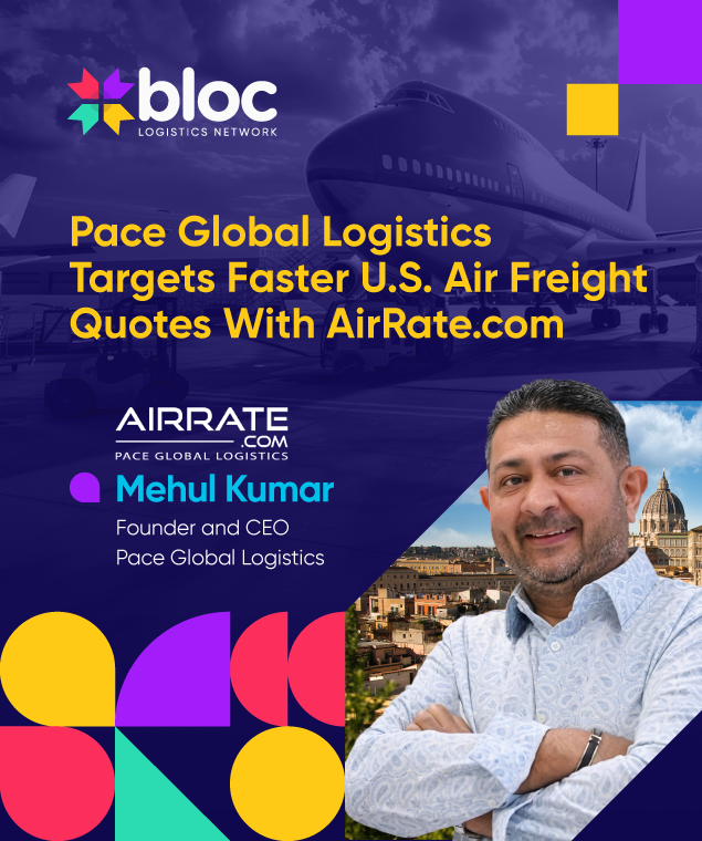 Pace Global Logistics Targets Faster U.S. Air Freight Quotes With AirRate.com