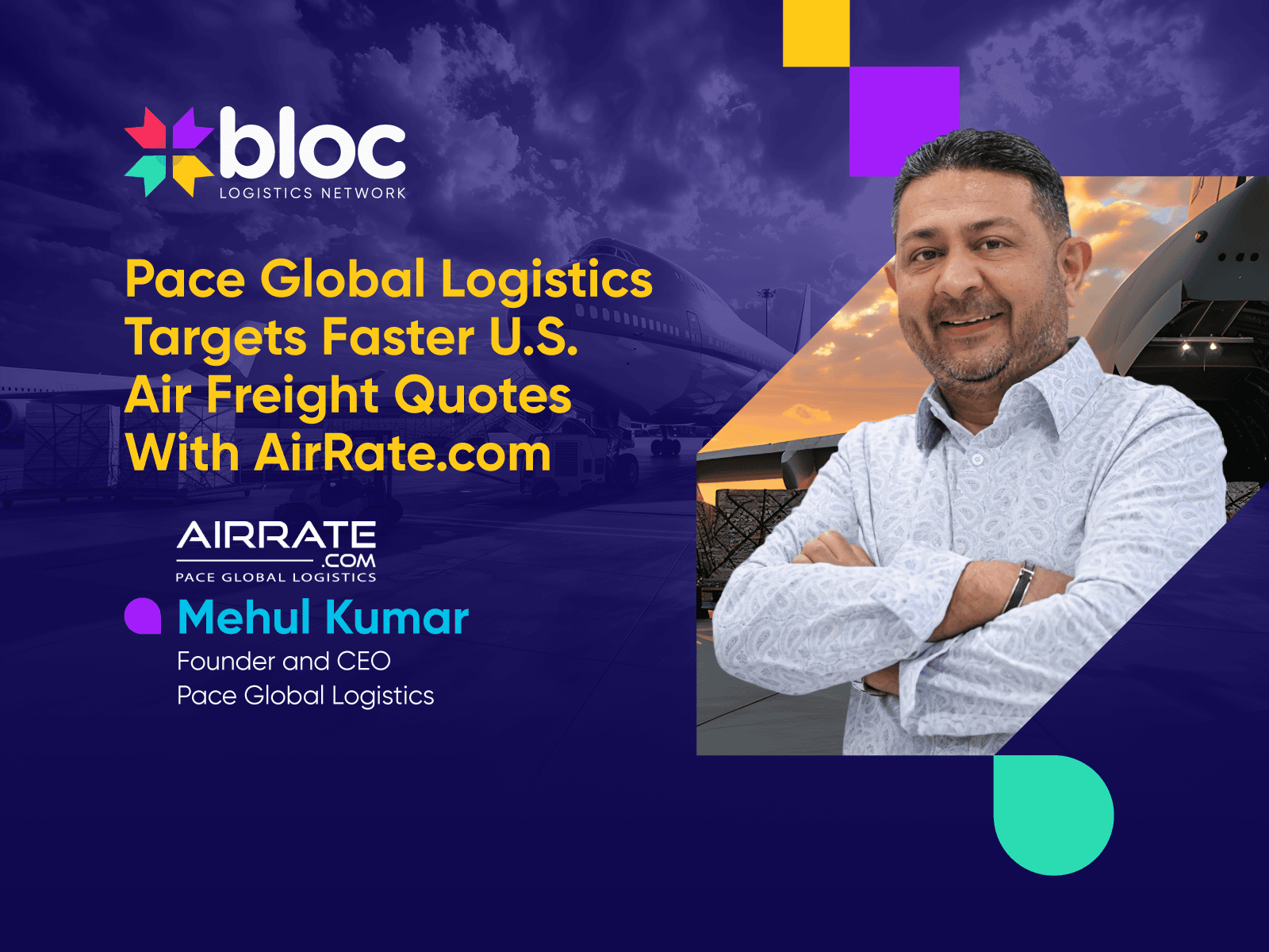 Pace Global Logistics Targets Faster U.S. Air Freight Quotes With AirRate.com.