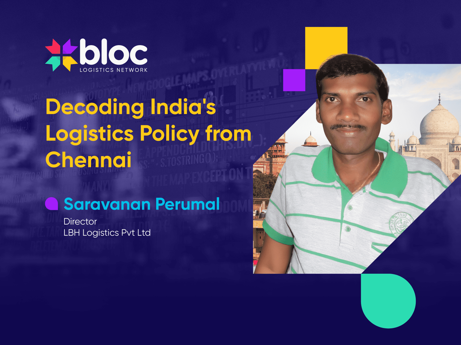 Decoding India's Logistics Policy from Chennai